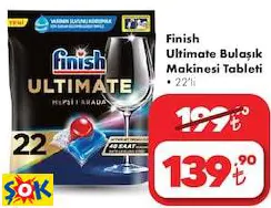 FİNİSH ULTİMATE BULAŞIK MAKİNESİ TABLETİ